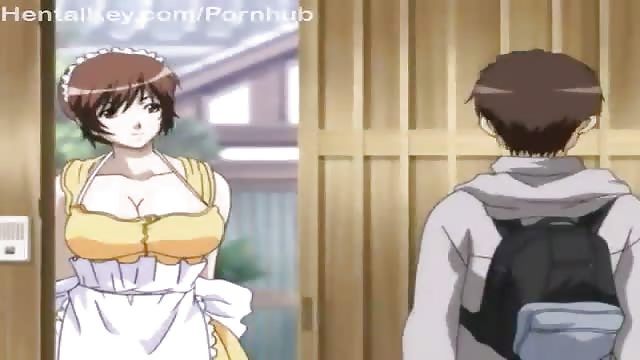Professoressa hentai e studente all'aperto