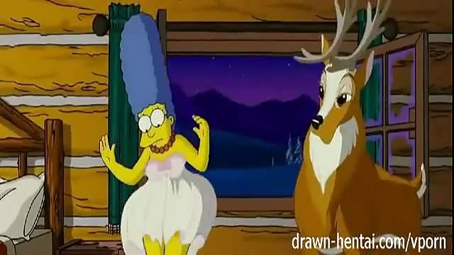 Sesso duro fra Marge e Homer Simpson